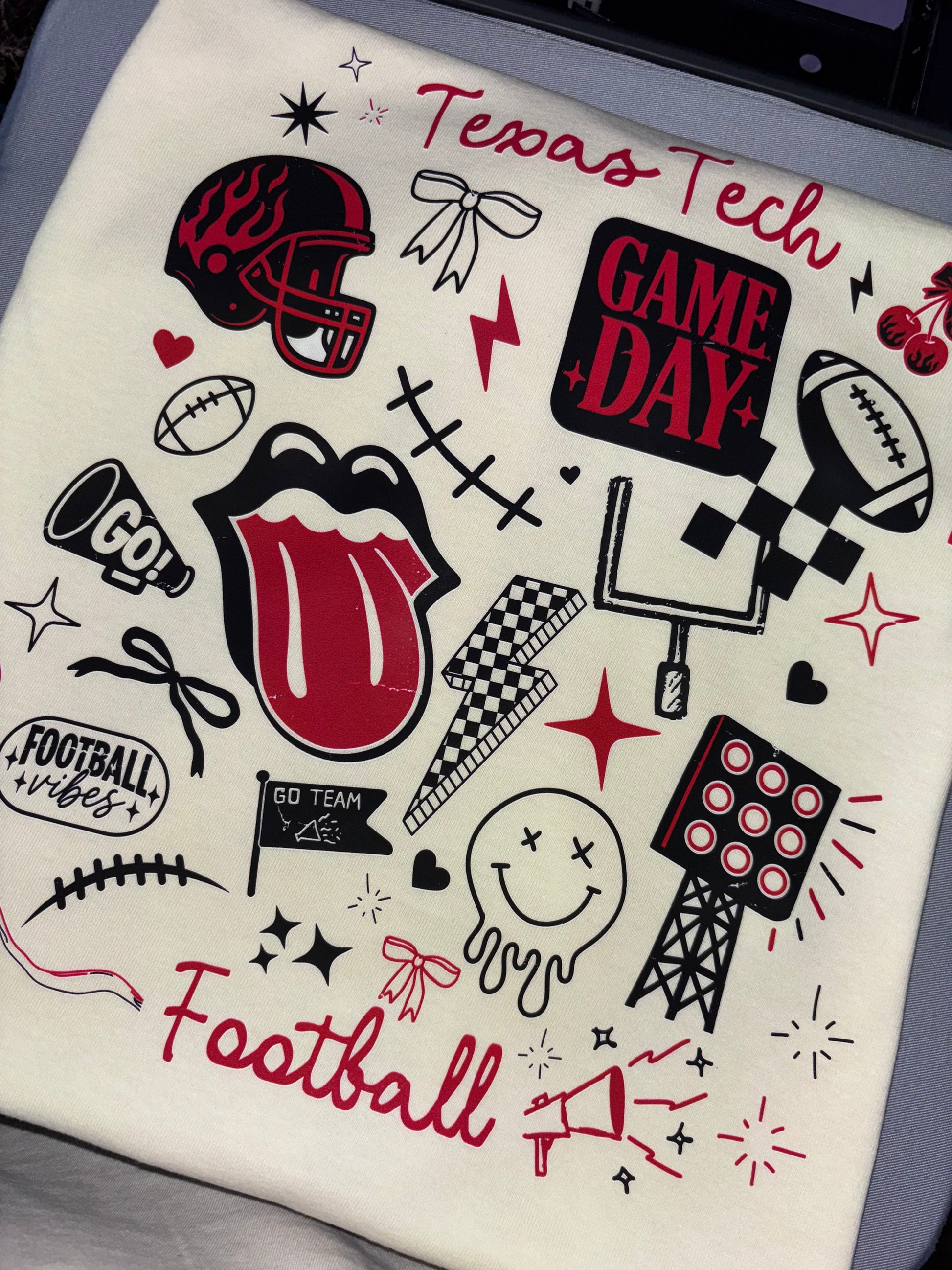 Tech gameday collage tee
