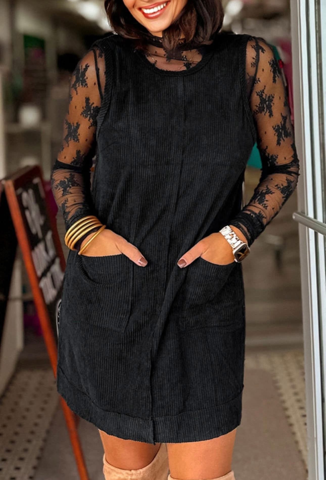 Courdory dress and mesh